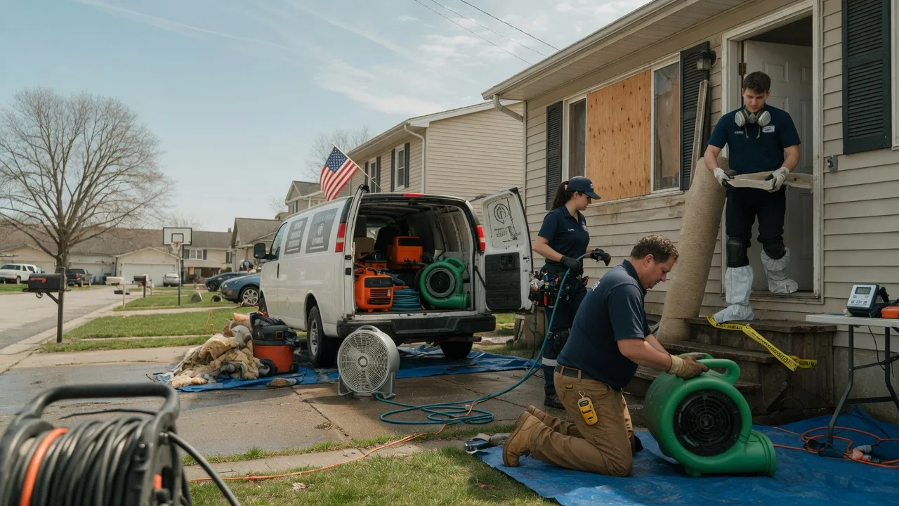 Water Damage Restoration in Hartshorne, OK near me